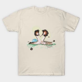 Two great crested grebes T-Shirt